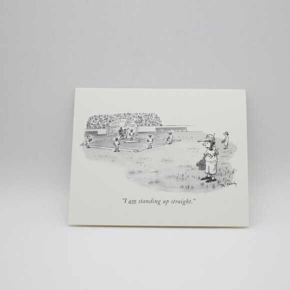 The New Yorker Baseball Cartoons Greeting Cards: New in Box - Picture 8 of 10